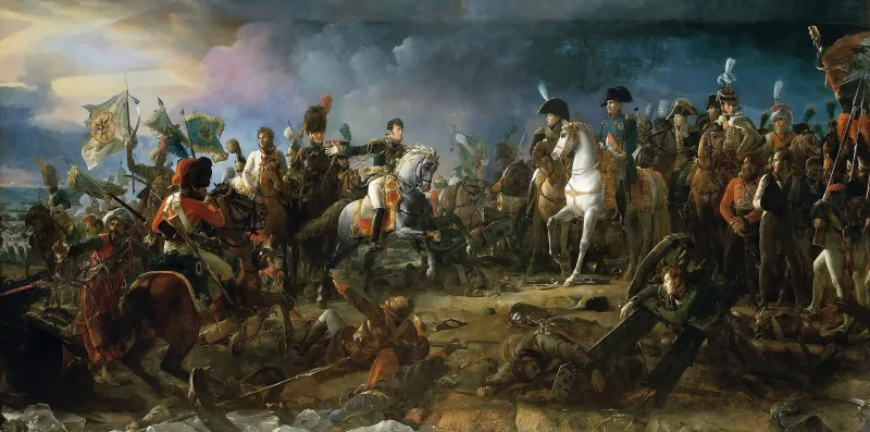 The Battle of Austerlitz painted by François Gérard